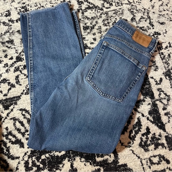 Everlane The Cheeky Bootcut Ankle Crop High Rise Two-Tone Jeans 30 - Picture 2 of 3